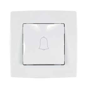 CITY CSENGŐKAPCSOLÓ, FEHÉR METÁL