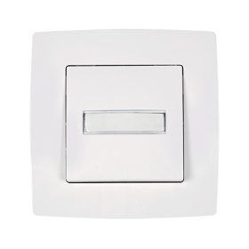 CITY AJTÓKAPCSOLÓ FÉNNYEL FEHÉR METALLIC