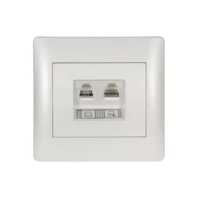   RHYME TELEFON ALJZAT + SZÁMÍTÓGÉP HÁLÓZATI ALJZAT FEHÉR METÁL