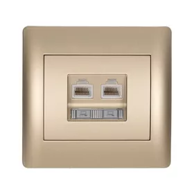   RHYME SZÁMÍTÓGÉP HÁLÓZATI ALJZAT (DUPLA) PEZSGŐ METÁL