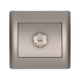 RHYME DIMMER KAPCSOLÓ SZÜRKE METÁL