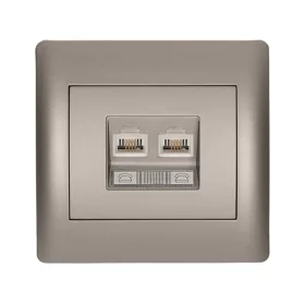 RHYME TELEFON ALJZAT (DUPLA) SZÜRKE METÁL