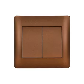 RHYME DUPLAVÁLTÓ KAPCSOLÓ KÁVÉ METÁL