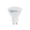 LED spotlámpa GU10 110° 5 év garancia, 7W, 2700K, meleg fehér, 600 lm, fehér, Optonica, 1773