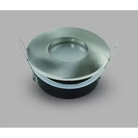   Spotlámpa kerek alumínium max 35w, GU10, szatén nikkel, IP65, Optonica, 2010