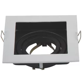   Spotlámpa alumínium fehér/fekete max 35w, GU10, Optonica, 2014