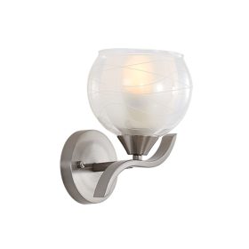 STACY FALI LÁMPA 1XE27 SZATÉN NIKKEL
