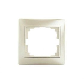   1-es keret, vízszintes kapcsoló , gyöngyház , Kanlux ,  DOMO