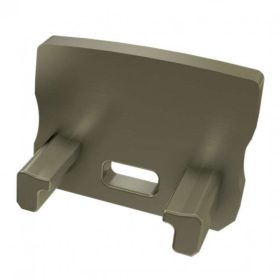   Végzáró CLICK alumínium U profilhoz  , lyukas , INOX , aranybarna