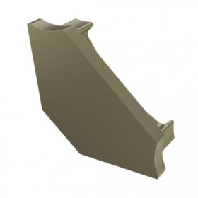   Végzáró CORNER alumínium U profilhoz , teli , INOX , aranybarna