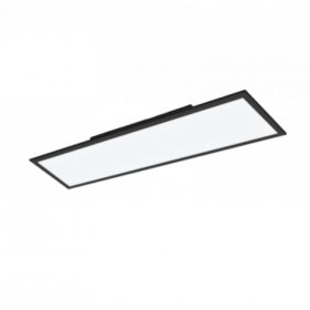   LED panel , falon kívüli , 33.5W , CCT , dimmelhető , 120 x 30 cm , fekete , EGLO Connect.Z , Zigbee , SALOBRENA-Z , 900053
