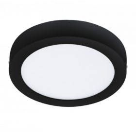   LED panel , falon kívüli , 16.5W , CCT , dimmelhető , 21 cm , kerek , fekete , IP44 , EGLO Connect.Z , Zigbee , FUEVA-Z , 900108