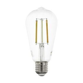   LED lámpa , égő , izzószálas hatás , filament , E27 , Edison , ST64 , 6W , CCT , dimmelhető , EGLO Connect.Z , Zigbee , 12236
