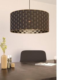   EGLO , 99525 , MARASALES , f&uuml;ggeszt&eacute;k , E27 , 1X40W , IP20 , fekete, r&eacute;z