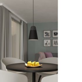   EGLO , 99544 , CANTERRAS , f&uuml;ggeszt&eacute;k , E27 , 1X40W , IP20 , sz&uuml;rke, feh&eacute;r