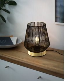   EGLO , 99808 , ESCANDIDOS , asztali l&aacute;mpa , E27 , 1X40W , IP20 , fekete, arany