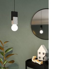   EGLO , 99531 , LOBATIA , f&uuml;ggeszt&eacute;k , E27 , 1X40W , IP20 , sz&uuml;rke, feh&eacute;r