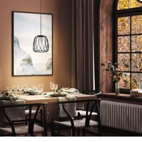   EGLO , 99705 , FLORESTA , f&uuml;ggeszt&eacute;k , E27 , 1X40W , IP20 , fekete-&aacute;tl&aacute;tsz&oacute;