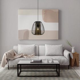   EGLO , 99661 , CURASAO , f&uuml;ggeszt&eacute;k , E27 , 1X40W , IP20 , fekete, arany