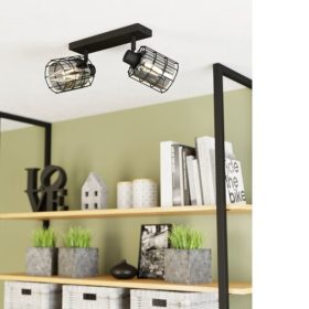   EGLO , 99712 , CONSACA , spot l&aacute;mpa , E27 , 2X40W , IP20 , fekete-&aacute;tl&aacute;tsz&oacute;