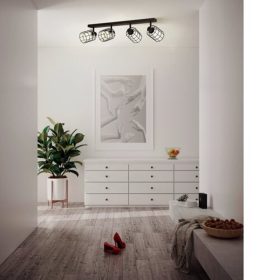   EGLO , 99713 , CONSACA , spot l&aacute;mpa , E27 , 4X40W , IP20 , fekete-&aacute;tl&aacute;tsz&oacute;