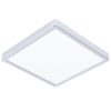 LED panel , 20.5W , falon kívüli , négyzet , természetes fehér , króm keret , IP44 ,  EGLO , FUEVA 5 , 30894