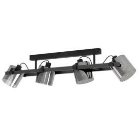   EGLO , 43671 , HORNWOOD 2 , mennyezeti l&aacute;mpa , E27 , 4X40W , IP20 , fekete-&aacute;tl&aacute;tsz&oacute;