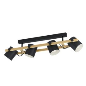   EGLO , 43558 , HORNWOOD , mennyezeti l&aacute;mpa , E27 , 4X28W , IP20 , barna