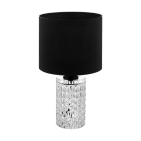   EGLO , 39979 , SAPUARA , asztali lámpa , E27 , 1X40W , IP20 , fekete, átlátszó