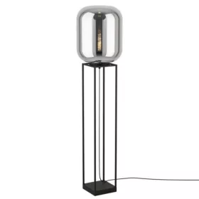   EGLO , 39989 , BULCIAGO , állólámpa , E27 , 1X40W , IP20 , fekete-átlátszó