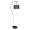 EGLO , 39947 , POTOSI , állólámpa , E27 , 1X40W , IP20 , fekete, barna