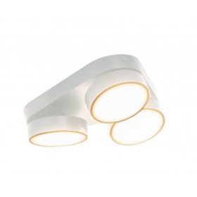   LED lámpatest , 3 x spot , billenthető , 24W , CCT , dimmelhető , fehér , LUTEC CONNECT , STANOS