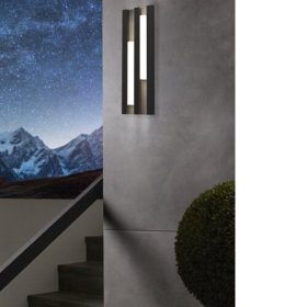   EGLO , 900118 , FANDINA , fali l&aacute;mpa , 3000 K , LED , 2X4,2W , IP55 , feh&eacute;r