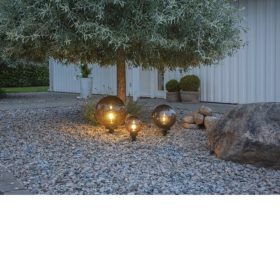   EGLO , 900202 , MONTEROLLO SMOKE , f&ouml;ldbe sz&uacute;rhat&oacute; l&aacute;mpa , E27 , 1X40W , IP44 , fekete-&aacute;tl&aacute;tsz&oacute;