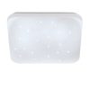 LED lámpatest , mennyezeti/fali , négyzet , kristály hatású , 7.4W , természetes fehér , EGLO , FRANIA-S , 33597