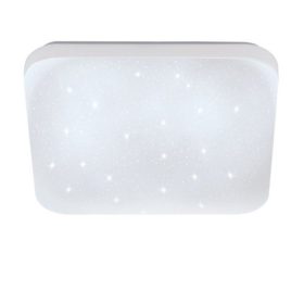   LED lámpatest , mennyezeti/fali , négyzet , kristály hatású , 7.4W , természetes fehér , EGLO , FRANIA-S , 33597