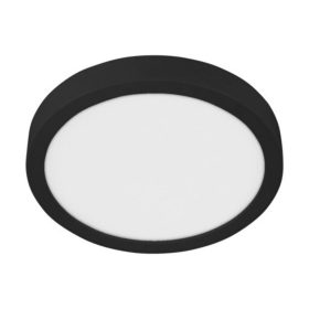   LED panel , 20.5W , falon kívüli , kerek , természetes fehér , fekete keret , IP44 ,  EGLO , FUEVA 5 , 30761