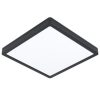 LED panel , 20.5W , falon kívüli , négyzet , természetes fehér , fekete keret  , IP44 ,  EGLO , FUEVA 5 , 30762