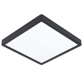   LED panel , 20.5W , falon kívüli , négyzet , természetes fehér , fekete keret  , IP44 ,  EGLO , FUEVA 5 , 30762