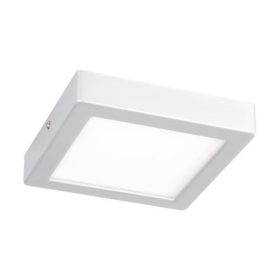   LED panel , 9.5W , falon kívüli , négyzet , természetes fehér , ezüst keret , EGLO , IDUN , 75603