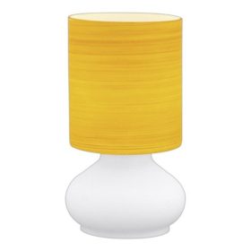   EGLO , 13956 , LEONOR , asztali l&aacute;mpa , E27 , 1X60W , IP20 , feh&eacute;r, narancss&aacute;rga