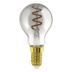   EGLO , 110194 , LEDE14 , f&eacute;nyforr&aacute;s , 2000 K , E14 , 1X4W , Dimmelhető , fekete-&aacute;tl&aacute;tsz&oacute;