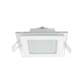 LED PANEL ÜVEG SZÖGLETES 6W 2700K