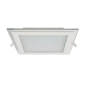LED PANEL ÜVEG SZÖGLETES 18W 4000K