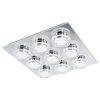 EGLO , 94487 , CISTERNO , fali-mennyezeti l&aacute;mpa , 3000 K , LED , 9X4,5W , IP20 , &aacute;tl&aacute;tsz&oacute;, szatin&aacute;lt