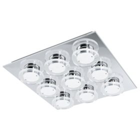   EGLO , 94487 , CISTERNO , fali-mennyezeti l&aacute;mpa , 3000 K , LED , 9X4,5W , IP20 , &aacute;tl&aacute;tsz&oacute;, szatin&aacute;lt