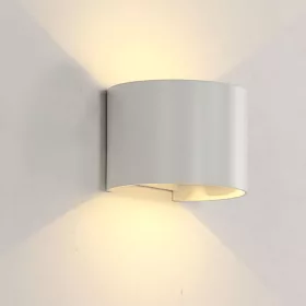 LED FALI LÁMPA KEREK 2X5W 4000K IP54 FEHÉR