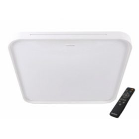   LED lámpatest , mennyezeti , négyzet , kristály hatású , 24W , CCT , távirányítóval , fehér , IP44 , STRÜHM , Wena