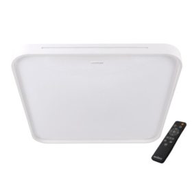   LED lámpatest , mennyezeti , négyzet , kristály hatású , 48W , CCT , távirányítóval , IP44 , STRÜHM , WENA