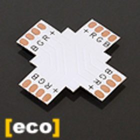   Elosztó elem , PCB , 10 mm--es RGB LED szalaghoz , L, T vagy X elosztáshoz